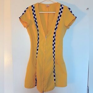 Taxi cab mini dress